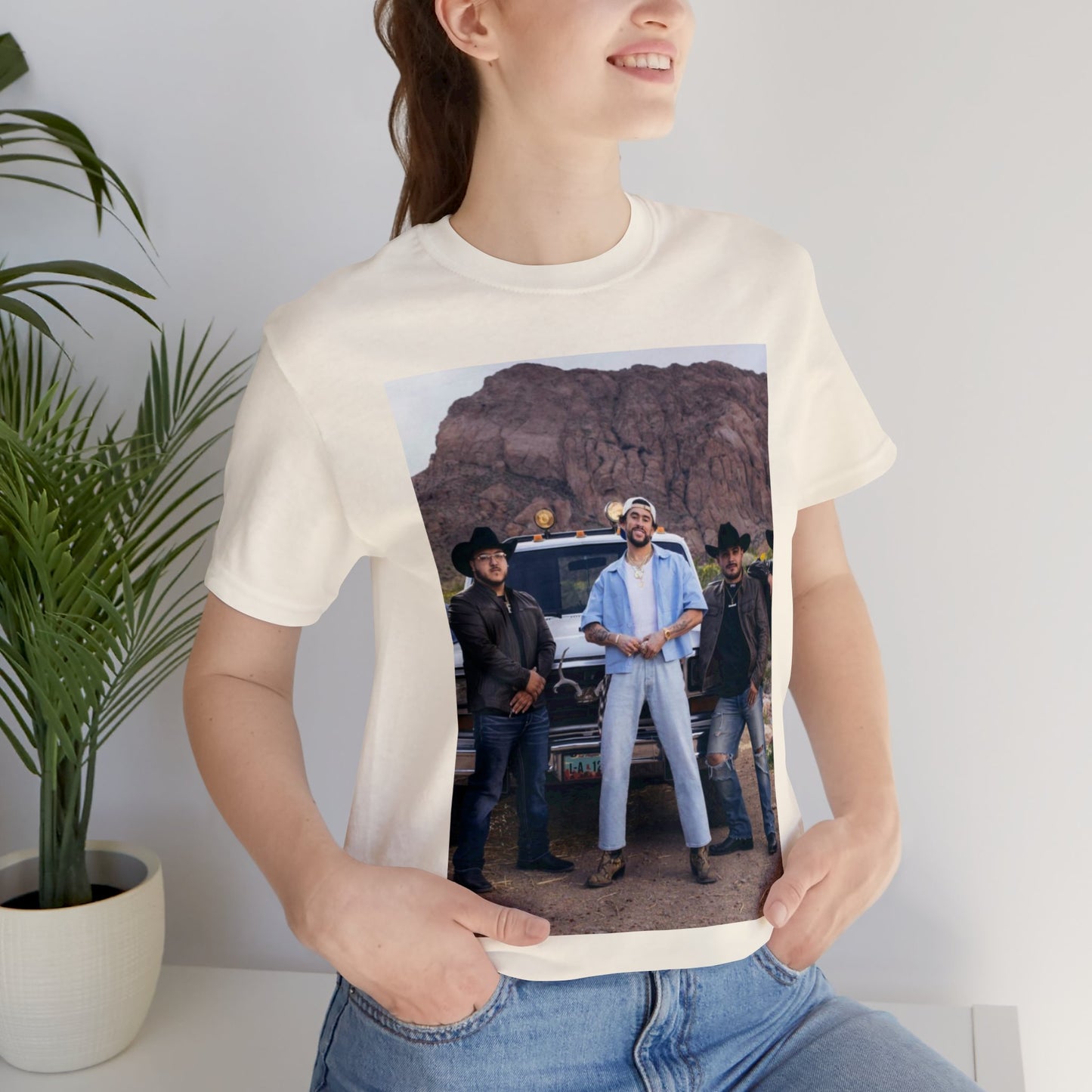 Grupo Frontera x Bad Bunny Unisex Jersey Short Sleeve Tee
