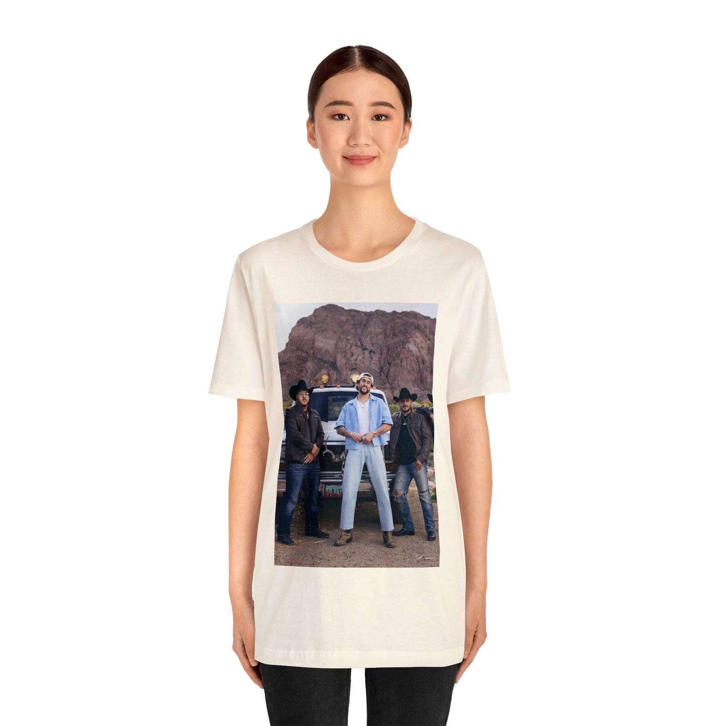 Grupo Frontera x Bad Bunny Unisex Jersey Short Sleeve Tee