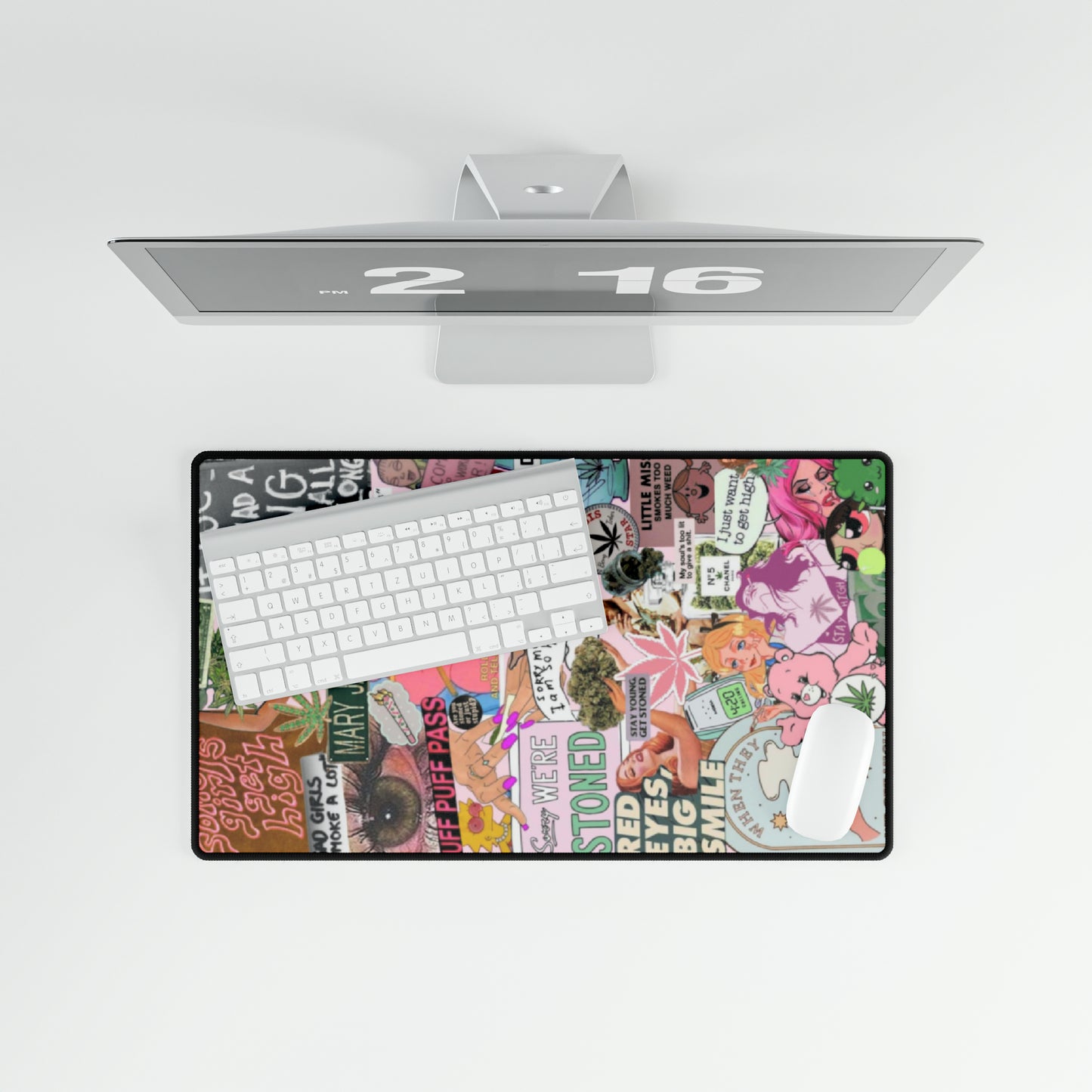 420 Collage Desk Mat