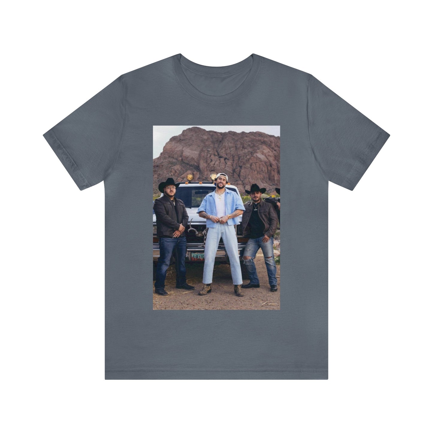 Grupo Frontera x Bad Bunny Unisex Jersey Short Sleeve Tee