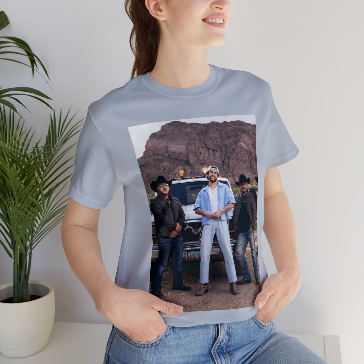Grupo Frontera x Bad Bunny Unisex Jersey Short Sleeve Tee