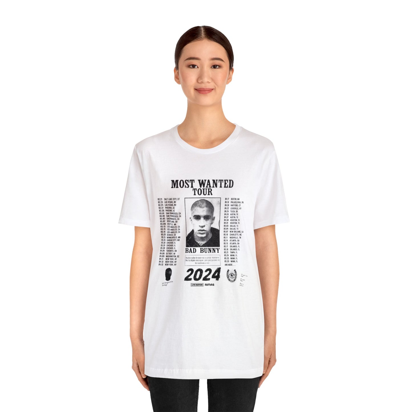 Most Wanted Tour 2024 Unisex Jersey Short Sleeve Tee