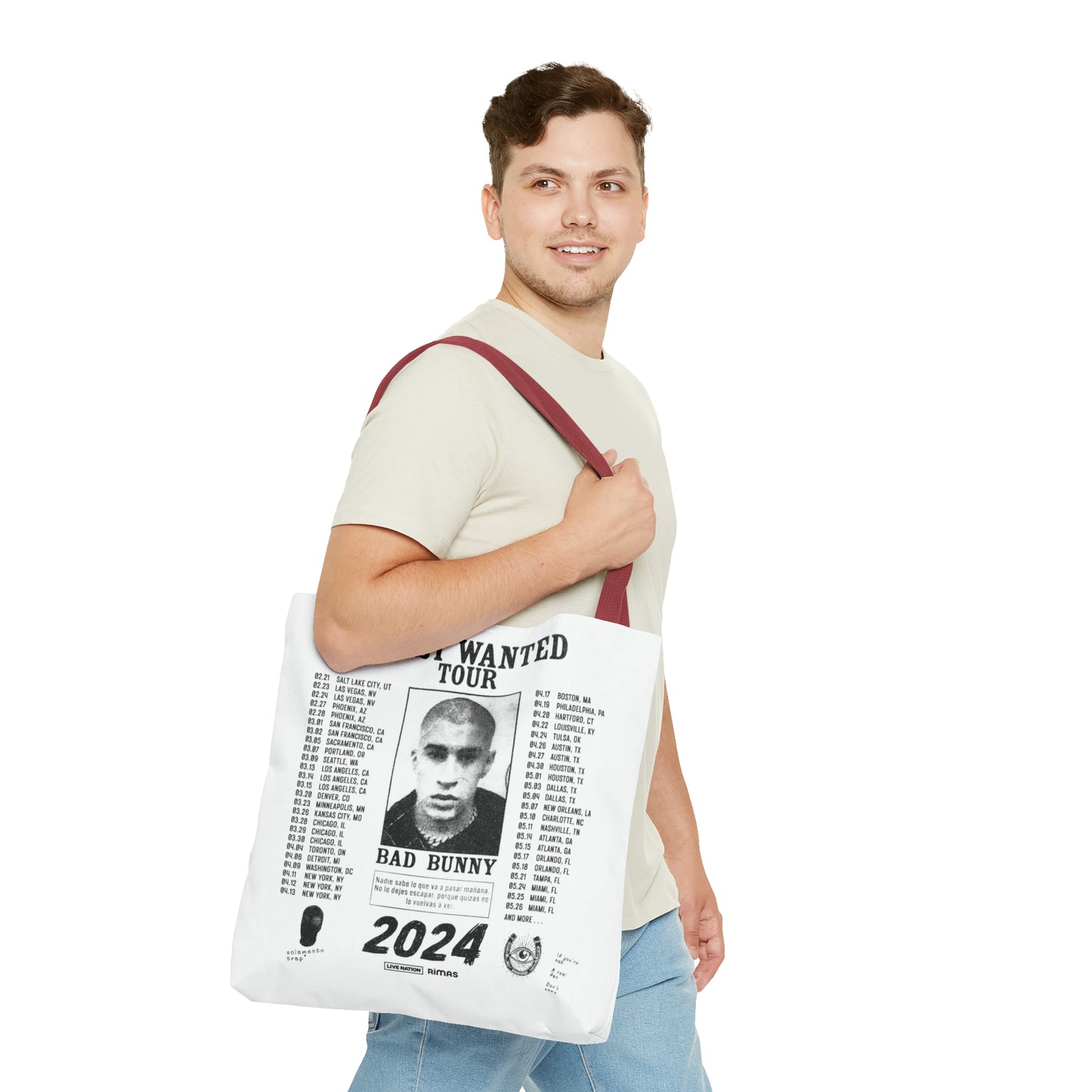 Most Wanted Tour 2024 Tote Bag
