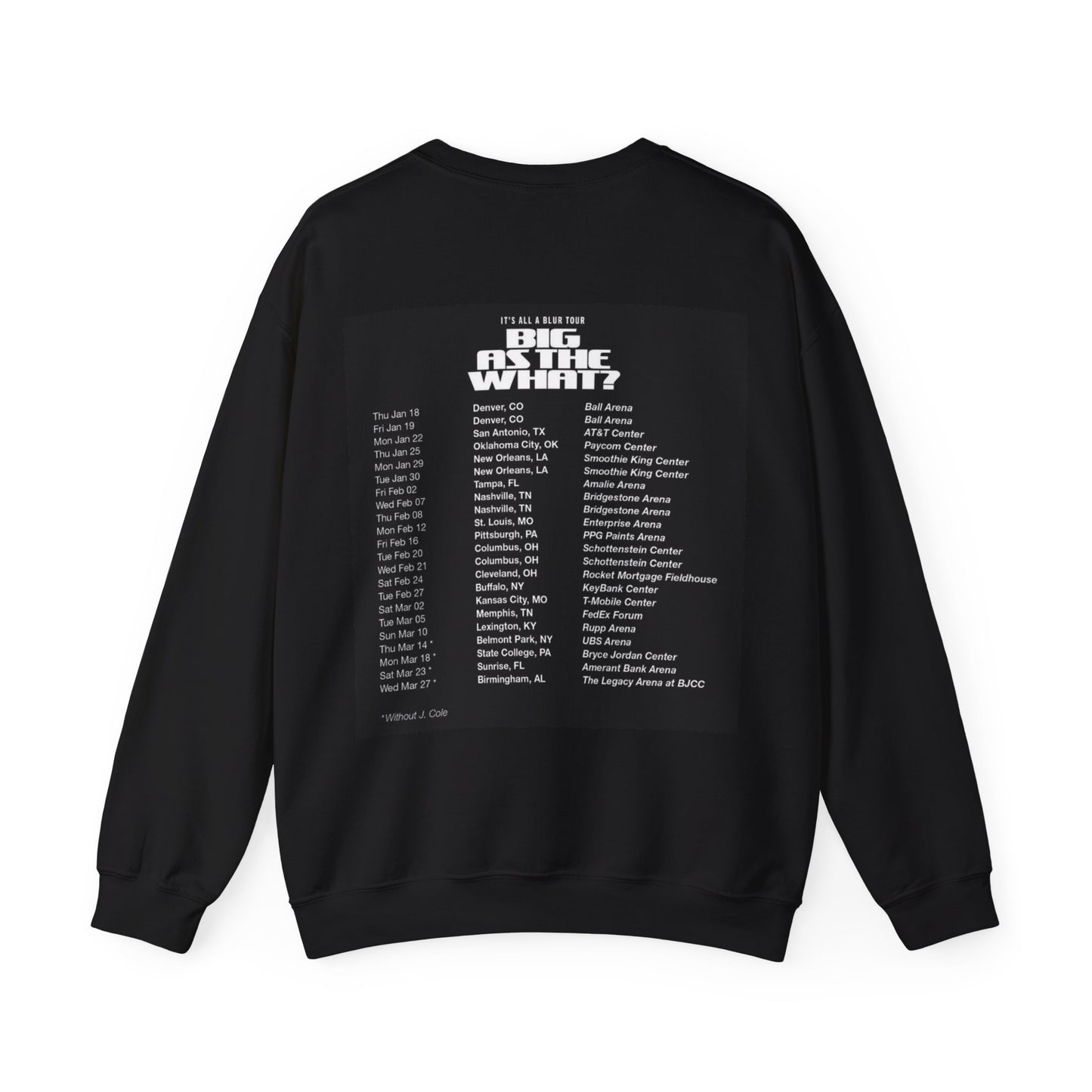 It Was All a Blur Tour Unisex Heavy Blend Crewneck Sweatshirt