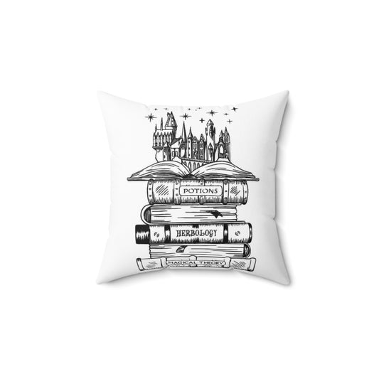Spell Books Polyester Square Pillow