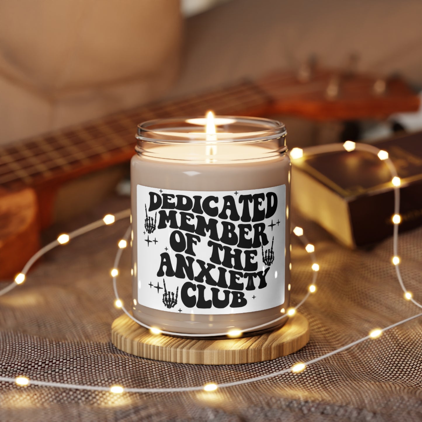 Anxiety Club Scented Soy Candle, 9oz