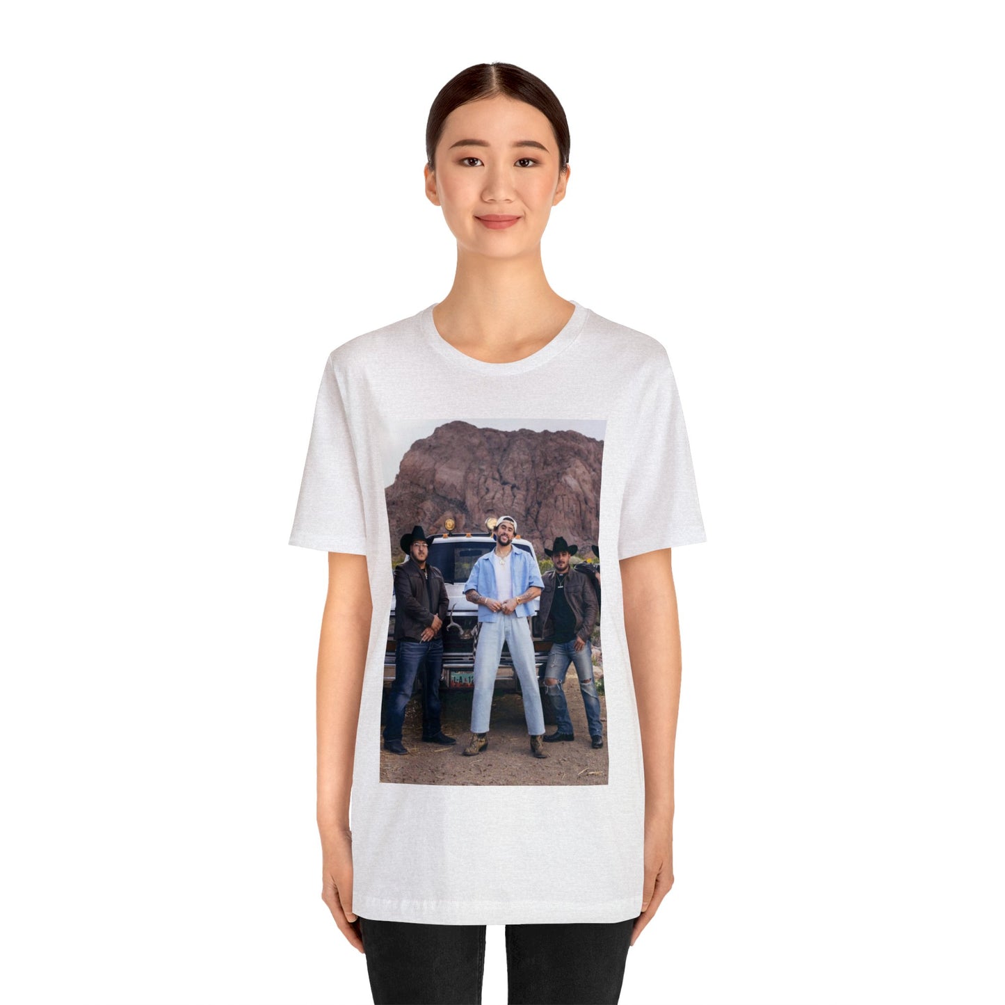 Grupo Frontera x Bad Bunny Unisex Jersey Short Sleeve Tee