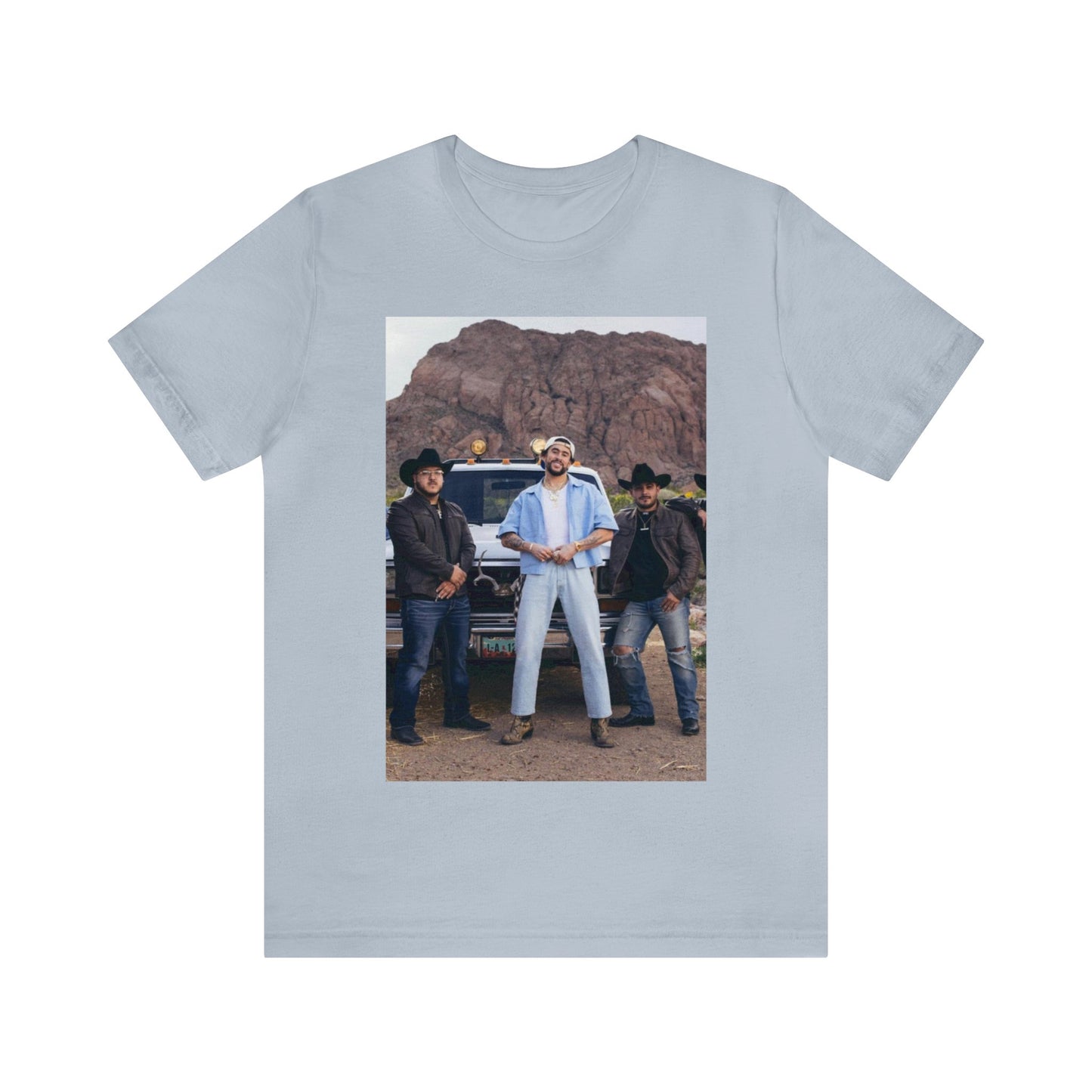 Grupo Frontera x Bad Bunny Unisex Jersey Short Sleeve Tee