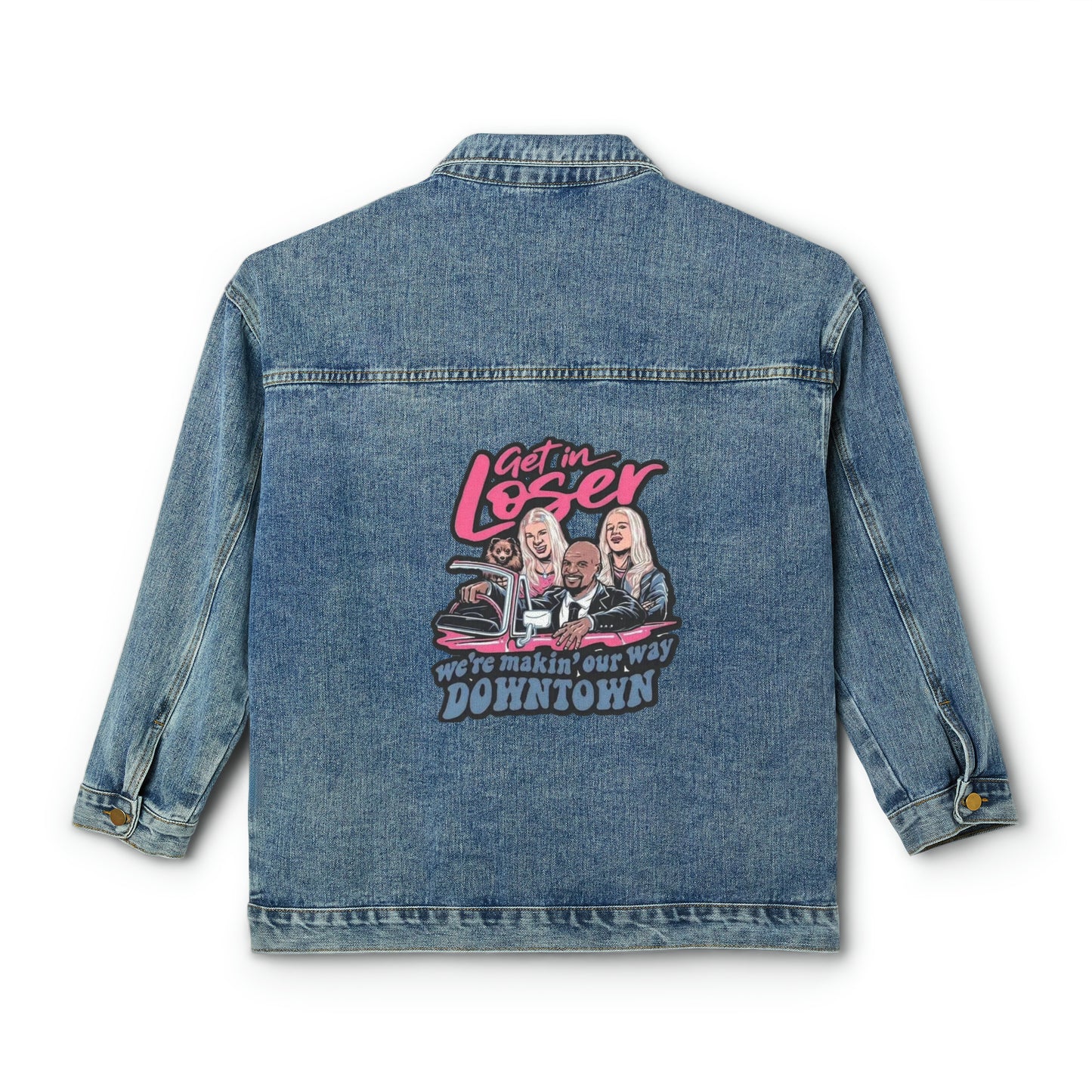 Making Our Way Downtown Women's Denim Jacket