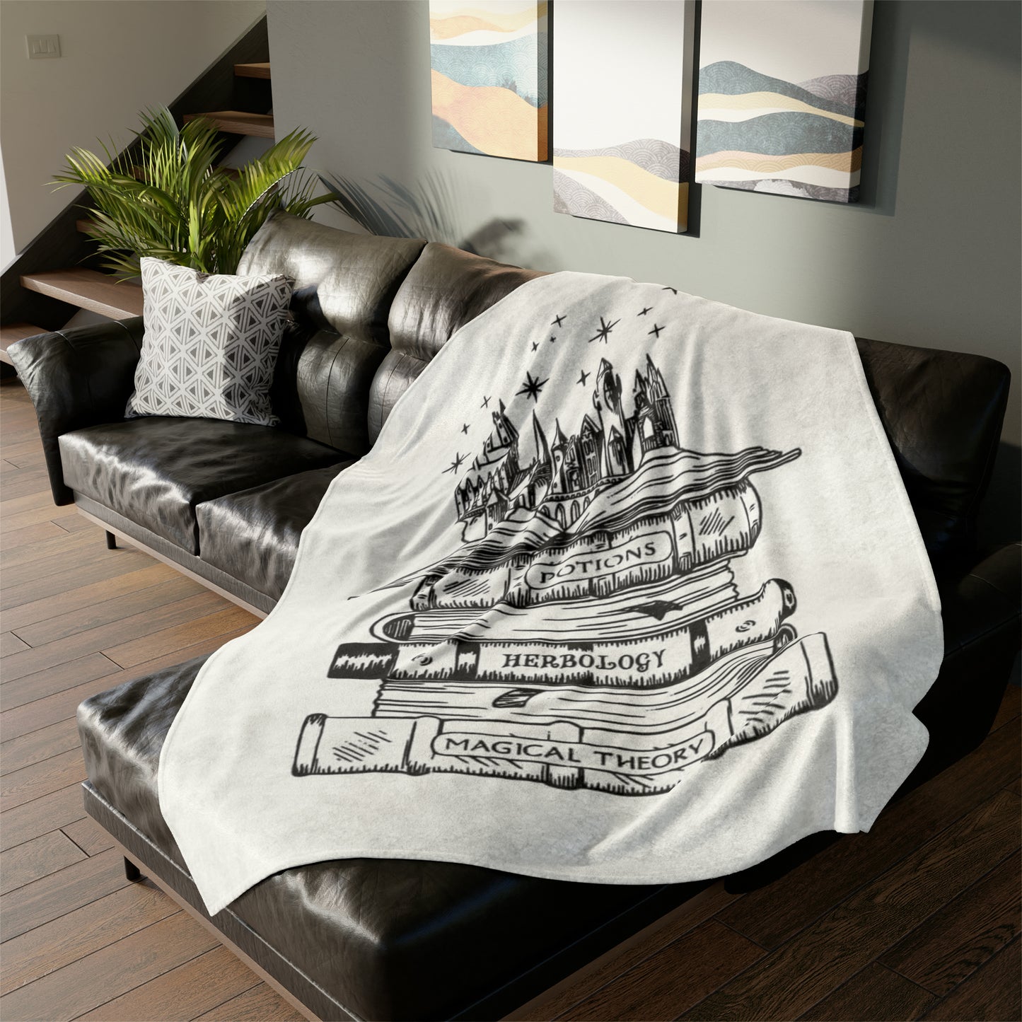Spell Books Soft Polyester Blanket