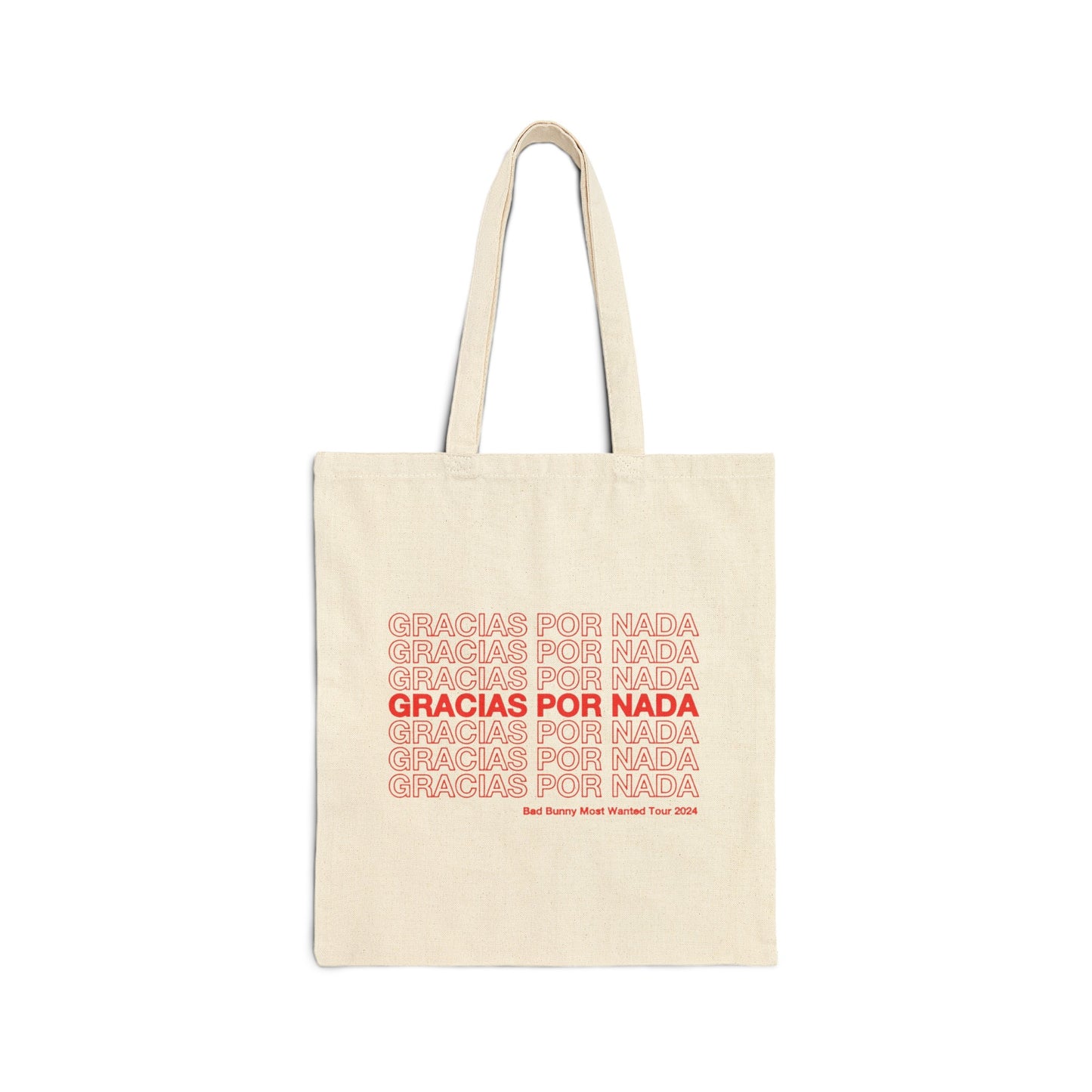Gracias Por Nada Canvas Tote Bag