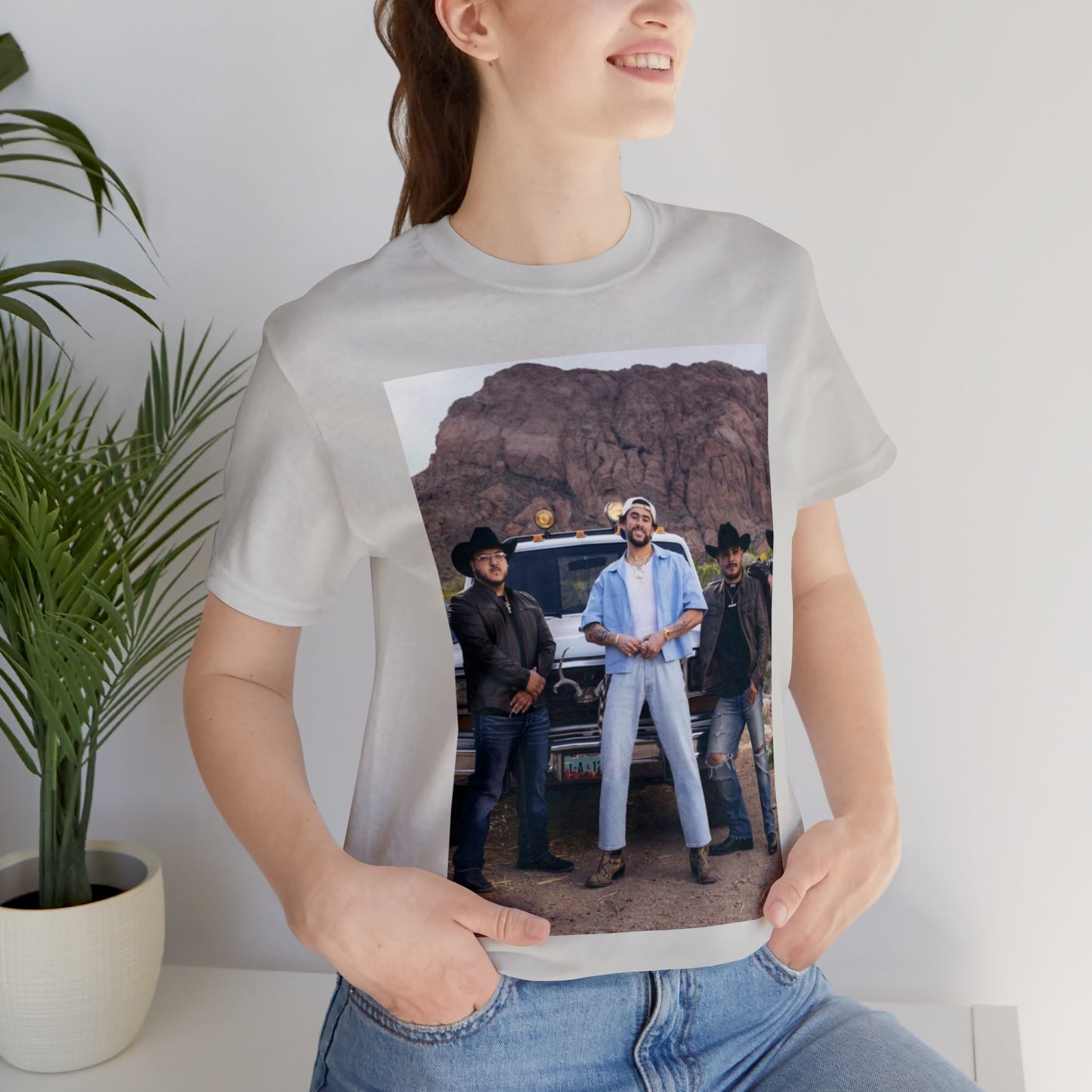 Grupo Frontera x Bad Bunny Unisex Jersey Short Sleeve Tee