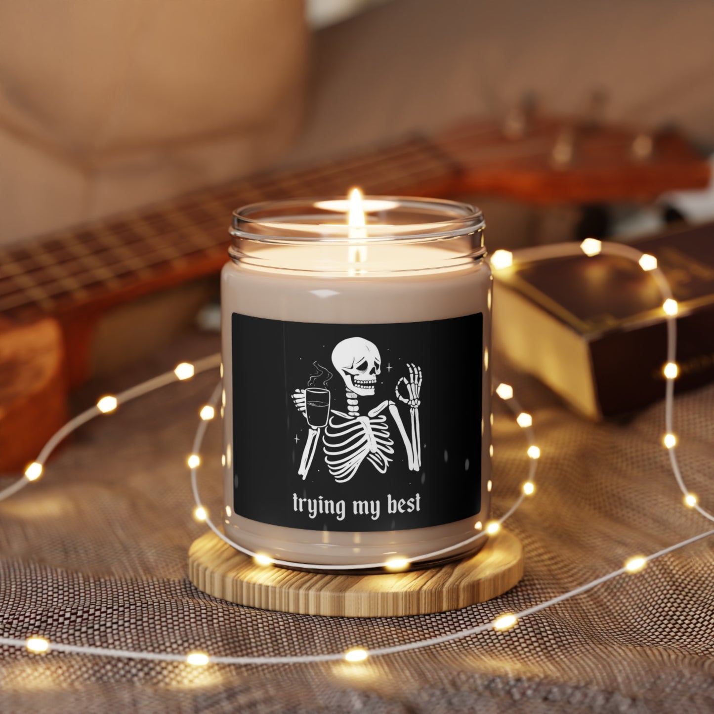 Trying My Best Scented Soy Candle, 9oz
