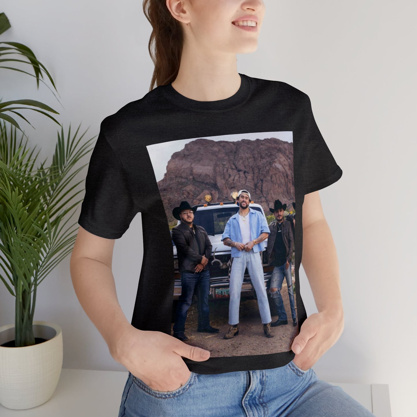 Grupo Frontera x Bad Bunny Unisex Jersey Short Sleeve Tee