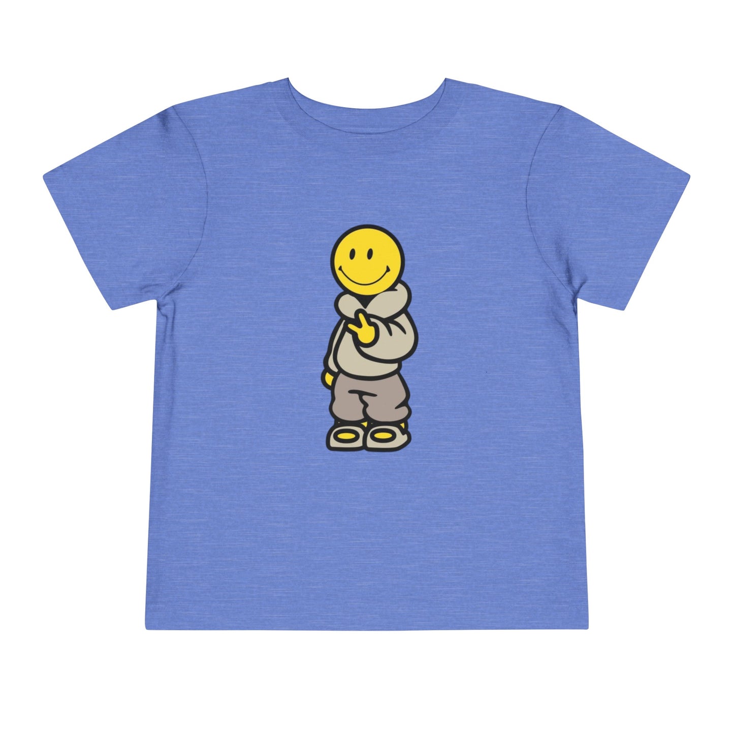 Cozy Smiley Face Toddler Short Sleeve Tee