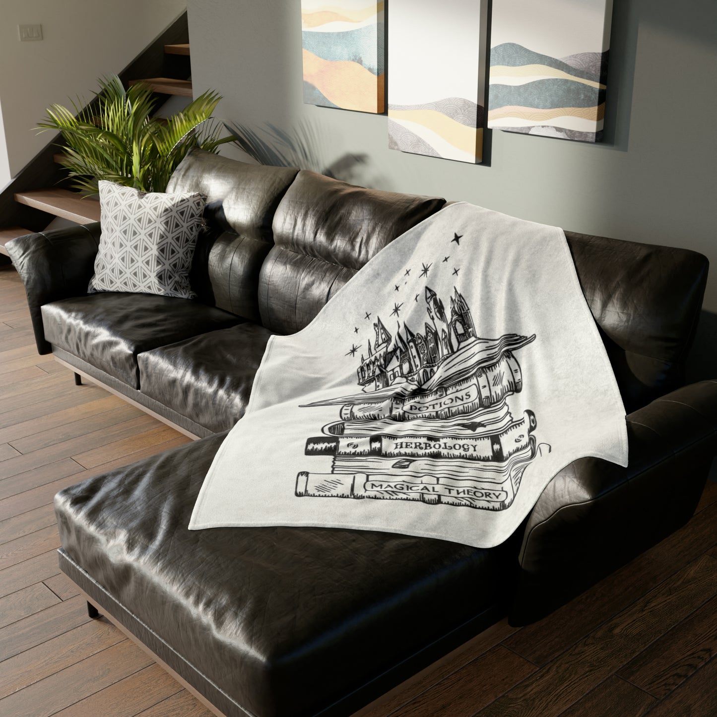Spell Books Soft Polyester Blanket