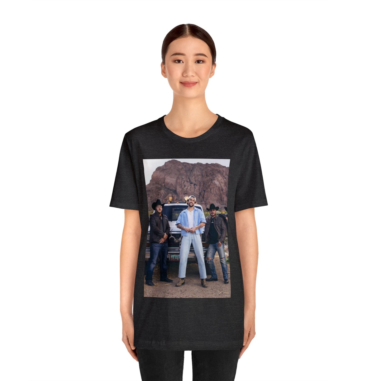 Grupo Frontera x Bad Bunny Unisex Jersey Short Sleeve Tee
