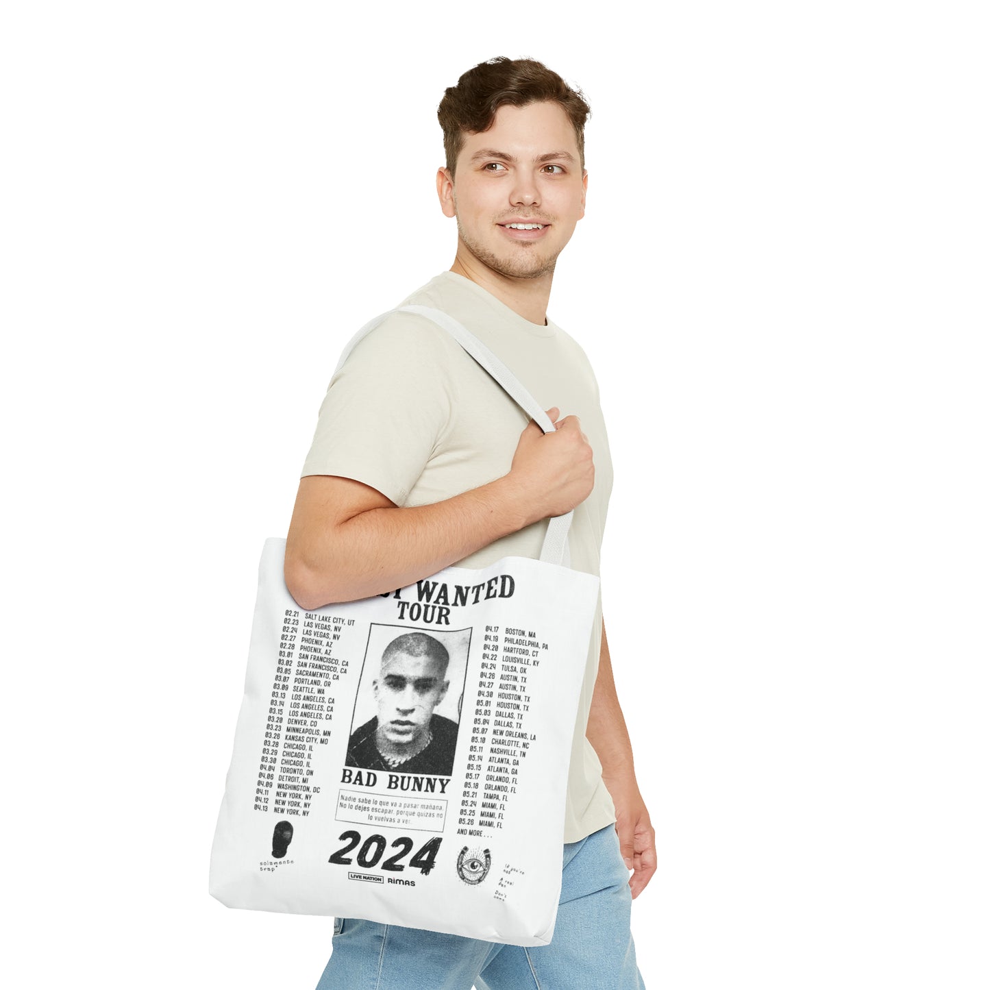 Most Wanted Tour 2024 Tote Bag