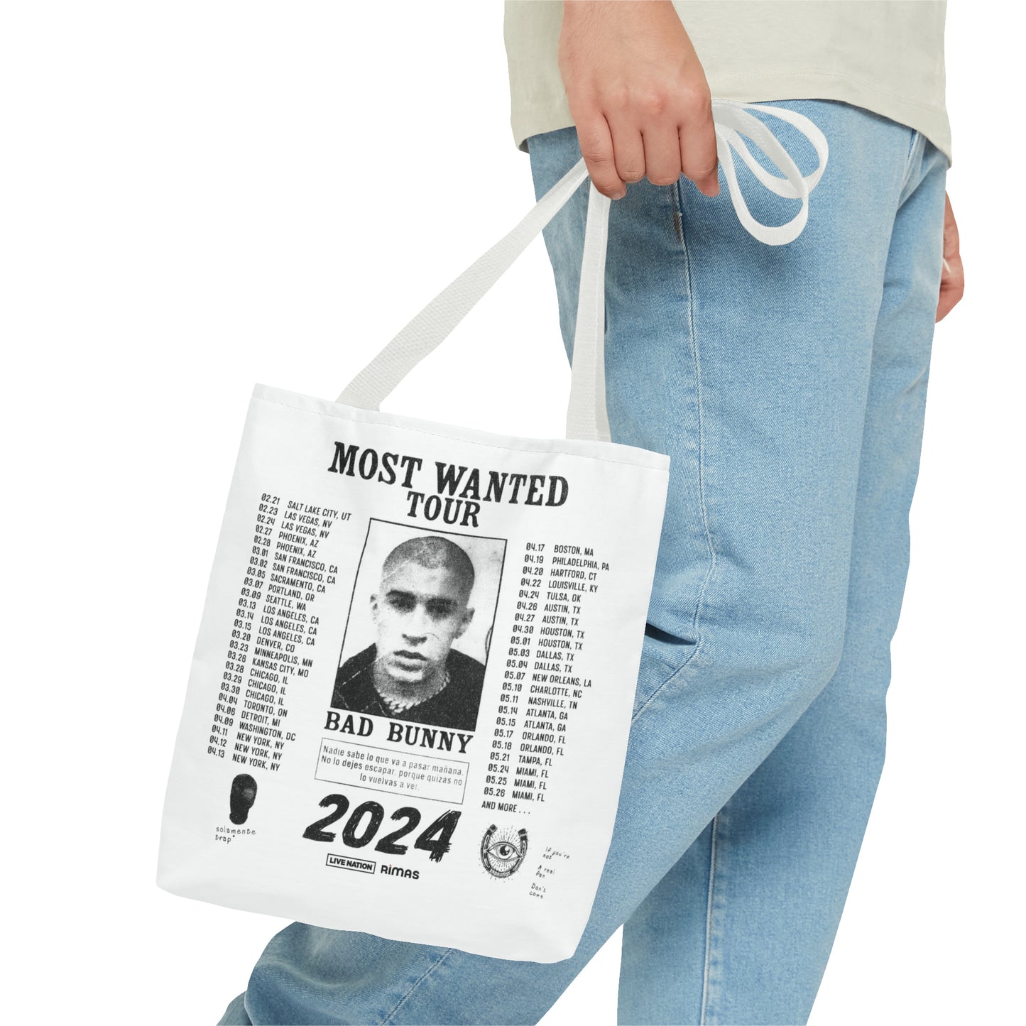 Most Wanted Tour 2024 Tote Bag