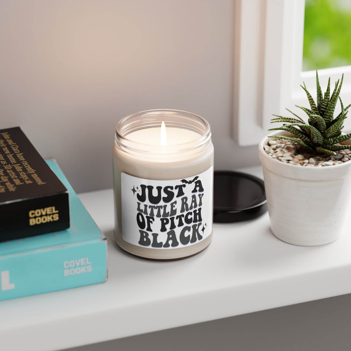 Ray of Pitch Black Scented Soy Candle, 9oz